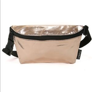 PacSun | Metallic Rose Gold Fanny Pack / Hip Pack | OS